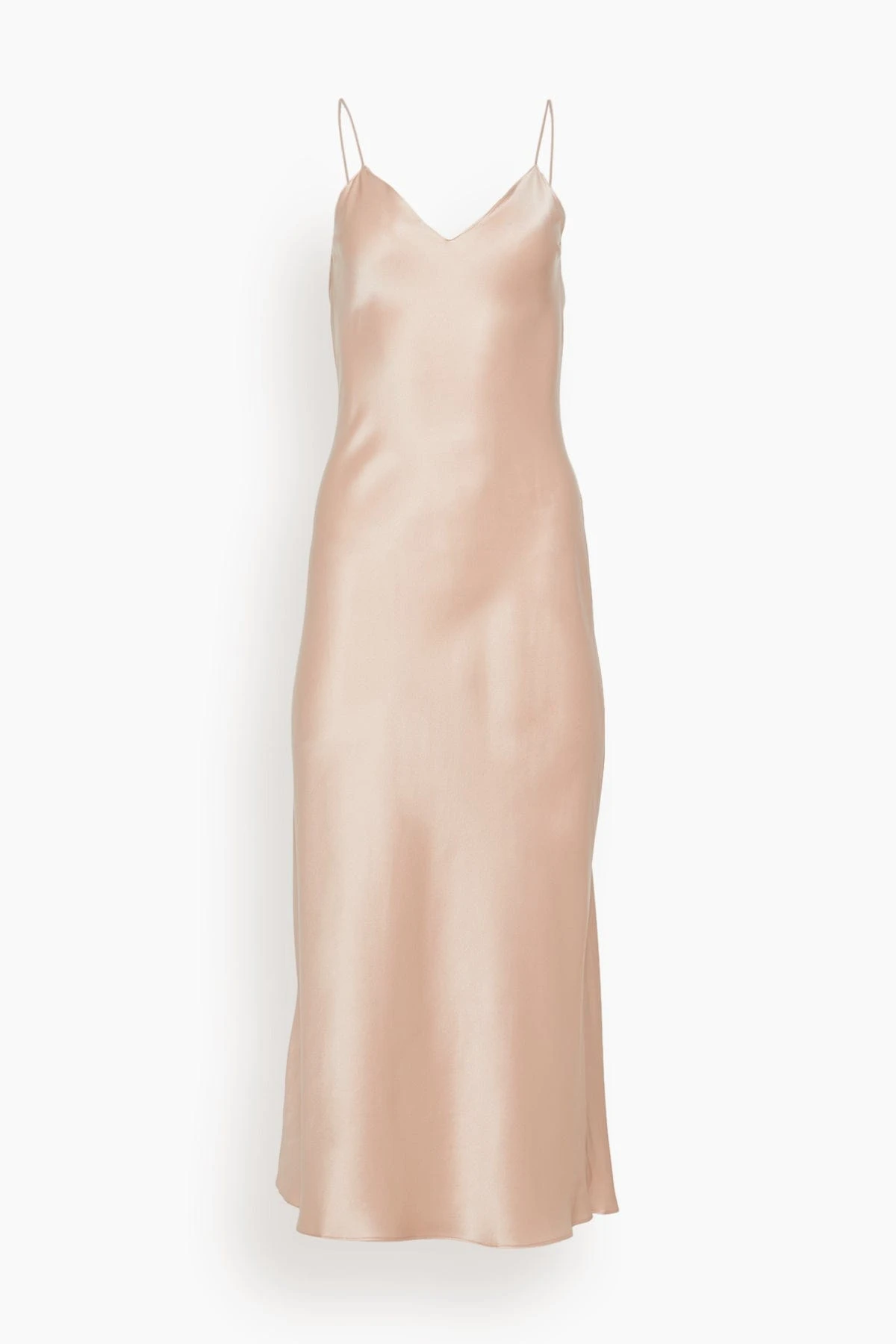 Tea Length Bias Slip Dress In Dusty Rose 3 Tea Length Bias Slip Dress In Dusty Rose