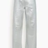 Iconic Metallic Silver Pants In Silver -DOROTHE Clothing Shop 015946bec9a937336ebd3784bc82336f