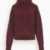 High Neck Sweater In Bordeaux 2 High Neck Sweater In Bordeaux -DOROTHE Clothing Shop 02cdb953f2bb86c2fefbe77433d282ac
