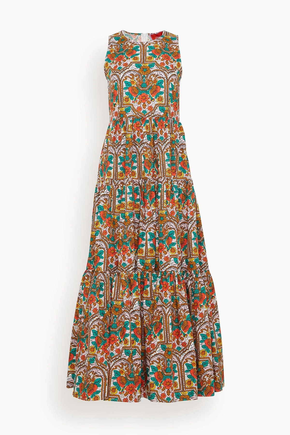 Sleeveless Big Dress In Corte White 3 Sleeveless Big Dress In Corte White