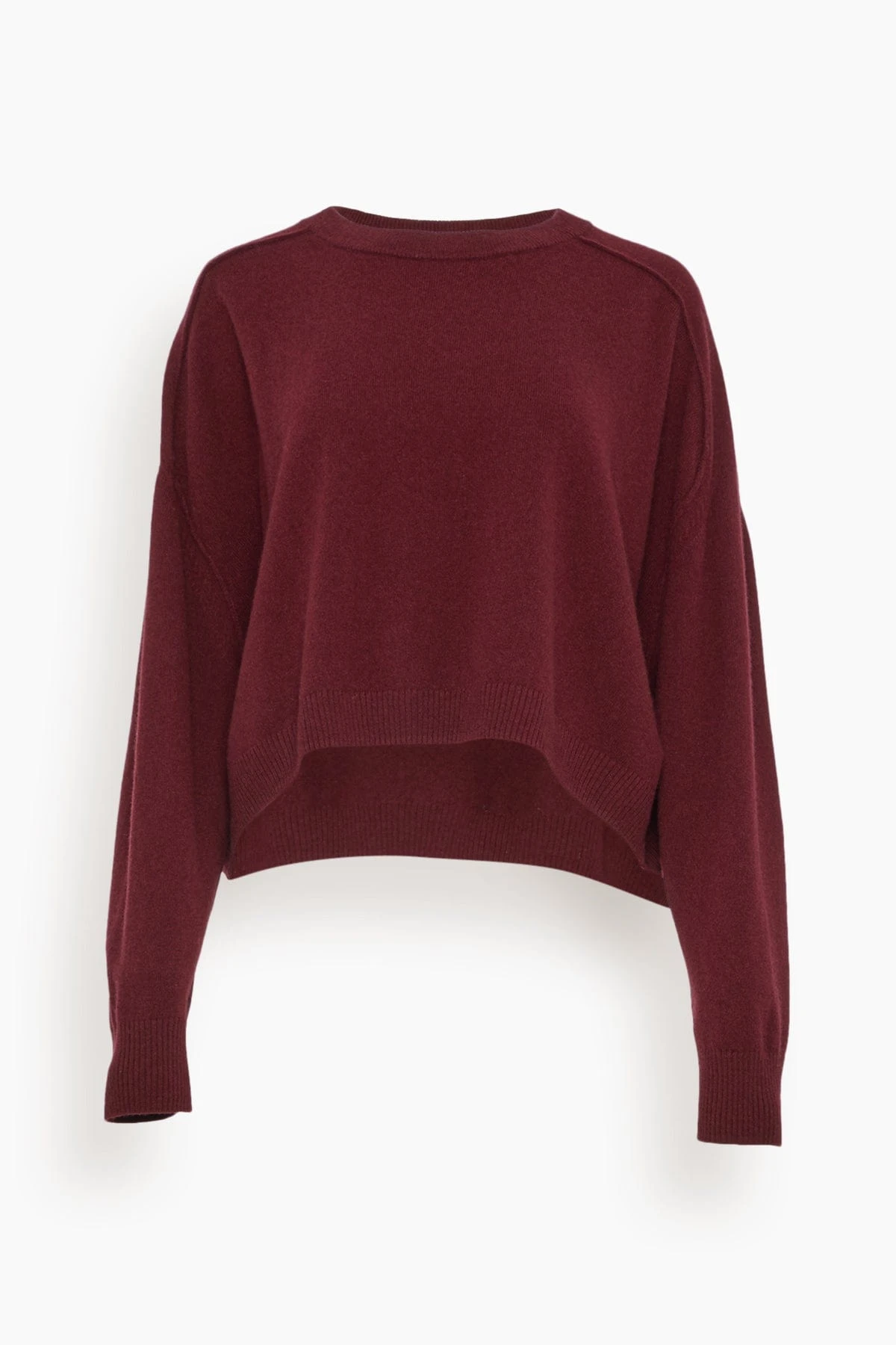 Vanessa Bruno Valerie Pullover In Bordeaux 3 Vanessa Bruno Valerie Pullover In Bordeaux
