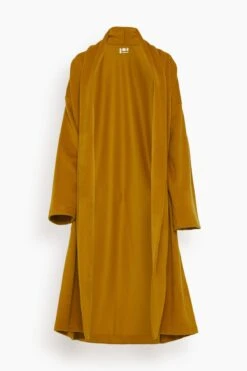 Cappotto Elena Feltro In Curry