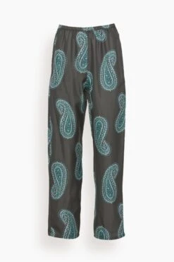 Wells Pant In Black Paisley