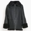 Toteme Signature Shearling Jacket In Black 2 Toteme Signature Shearling Jacket In Black -DOROTHE Clothing Shop 11fd2603db7eee99fcc070fd0c49fdda