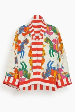 Tina New Kimono Jacket In Mythos White