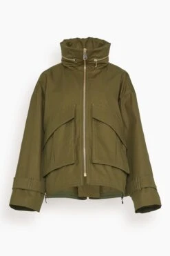 DOROTHEE SCHUMACHER Adventurous Movement Jacket In Khaki