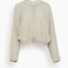 FORTE_FORTE Lurex Chenille Poncho Sweater In Gold 2 FORTE_FORTE Lurex Chenille Poncho Sweater In Gold -DOROTHE Clothing Shop 23f7f6be539bdd33412211f433c99bd0