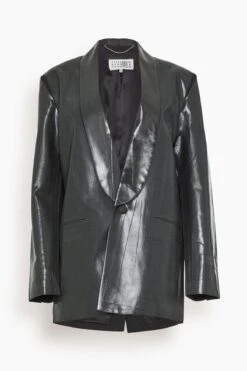 MM6 Maison Margiela Tuxedo Jacket In Black