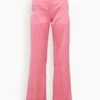 Andrea Pantalone Dritto In Peonia Pink