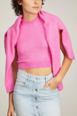 Amenita Sweater In Fluo Pink 13 Amenita Sweater In Fluo Pink -DOROTHE Clothing Shop 290683 5
