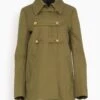 Clara Organic Cotton Peacoat In Verde 1 Clara Organic Cotton Peacoat In Verde -DOROTHE Clothing Shop 292dfb49ac7aea5042dfce1e28426913