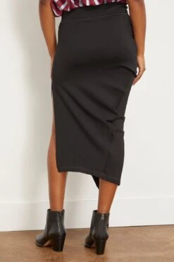 JW Anderson Asymmetric Draped Skirt In Black 9 JW Anderson Asymmetric Draped Skirt In Black -DOROTHE Clothing Shop 293589 3