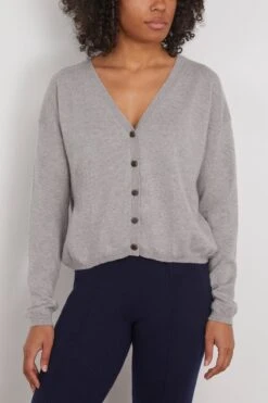 Abby Cardigan In Dove Grey 8 Abby Cardigan In Dove Grey -DOROTHE Clothing Shop 293757 2