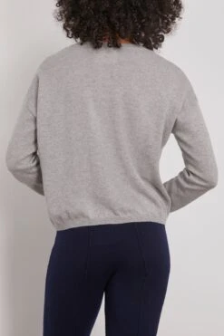 Abby Cardigan In Dove Grey 9 Abby Cardigan In Dove Grey -DOROTHE Clothing Shop 293757 3