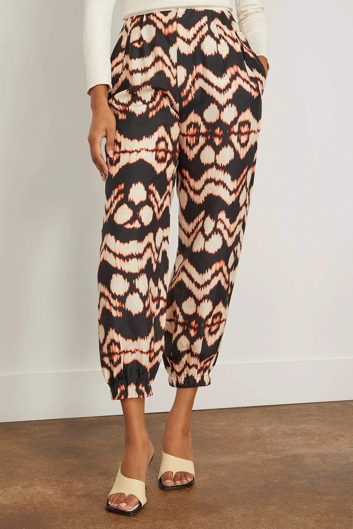 ULLA JOHNSON Lucinda Pant In Obsidian 5 ULLA JOHNSON Lucinda Pant In Obsidian - Image 3