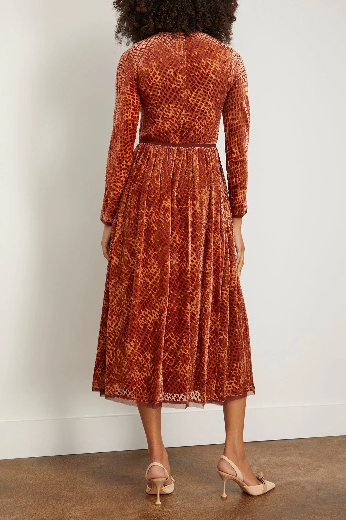 ULLA JOHNSON Sylvie Dress In Sienna 6 ULLA JOHNSON Sylvie Dress In Sienna - Image 4