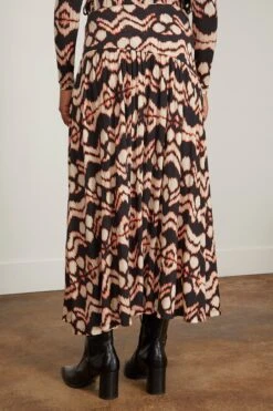 ULLA JOHNSON Kiera Skirt In Obsidian 9 ULLA JOHNSON Kiera Skirt In Obsidian -DOROTHE Clothing Shop 297367 3