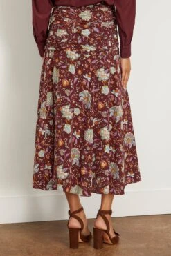 ULLA JOHNSON Imani Skirt In Heliotrope -DOROTHE Clothing Shop 297409 3