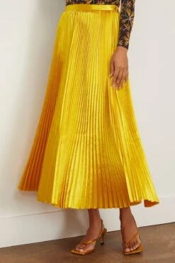 ULLA JOHNSON Rami Skirt In Sunsprite 8 ULLA JOHNSON Rami Skirt In Sunsprite -DOROTHE Clothing Shop 297431 2