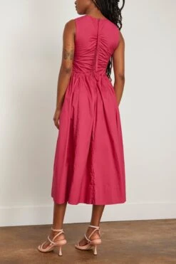 ULLA JOHNSON Mimi Dress In Rosebud -DOROTHE Clothing Shop 297443 3