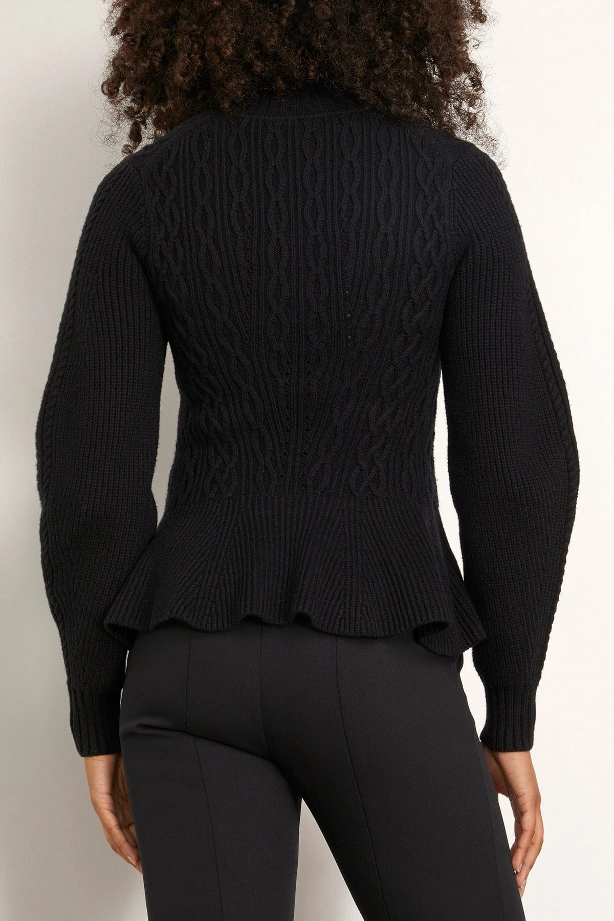 Susanna Long Sleeve Polo In Black 6 Susanna Long Sleeve Polo In Black - Image 4