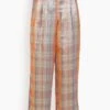 Kim Pant In Orange Tartan 1 Kim Pant In Orange Tartan -DOROTHE Clothing Shop 2eea1a96c7039e7646e80648b37fd3af