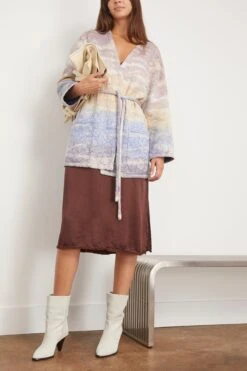 Quilted Overcoat In Rainbow Halo -DOROTHE Clothing Shop 300578 1