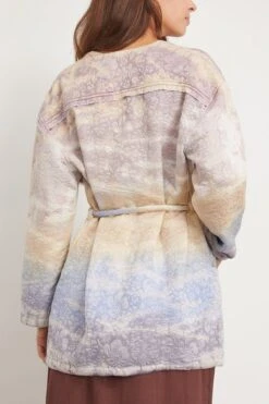 Quilted Overcoat In Rainbow Halo -DOROTHE Clothing Shop 300578 3