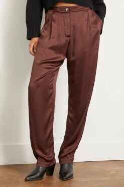 Bianca Pant In Chocolate -DOROTHE Clothing Shop 300618 2