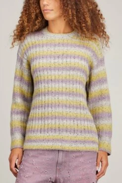 Samsoe Samsoe Jeni Crew Neck Sweater In Multicolor -DOROTHE Clothing Shop 300869 2