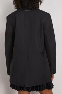 MM6 Maison Margiela Tuxedo Jacket In Black -DOROTHE Clothing Shop 307218 3