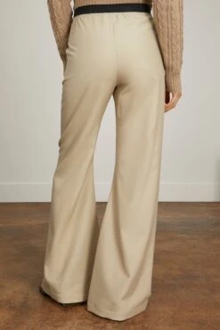 MM6 Maison Margiela Flared Leg Trouser In Beige 9 MM6 Maison Margiela Flared Leg Trouser In Beige -DOROTHE Clothing Shop 307515 3