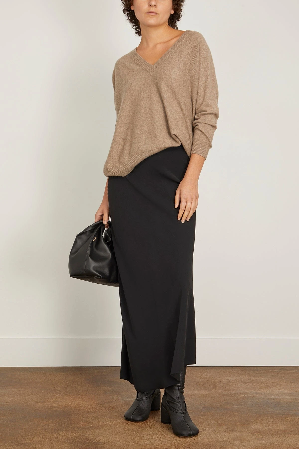 MM6 Maison Margiela Long Asymmetric Hem Skirt In Black 4 MM6 Maison Margiela Long Asymmetric Hem Skirt In Black - Image 2