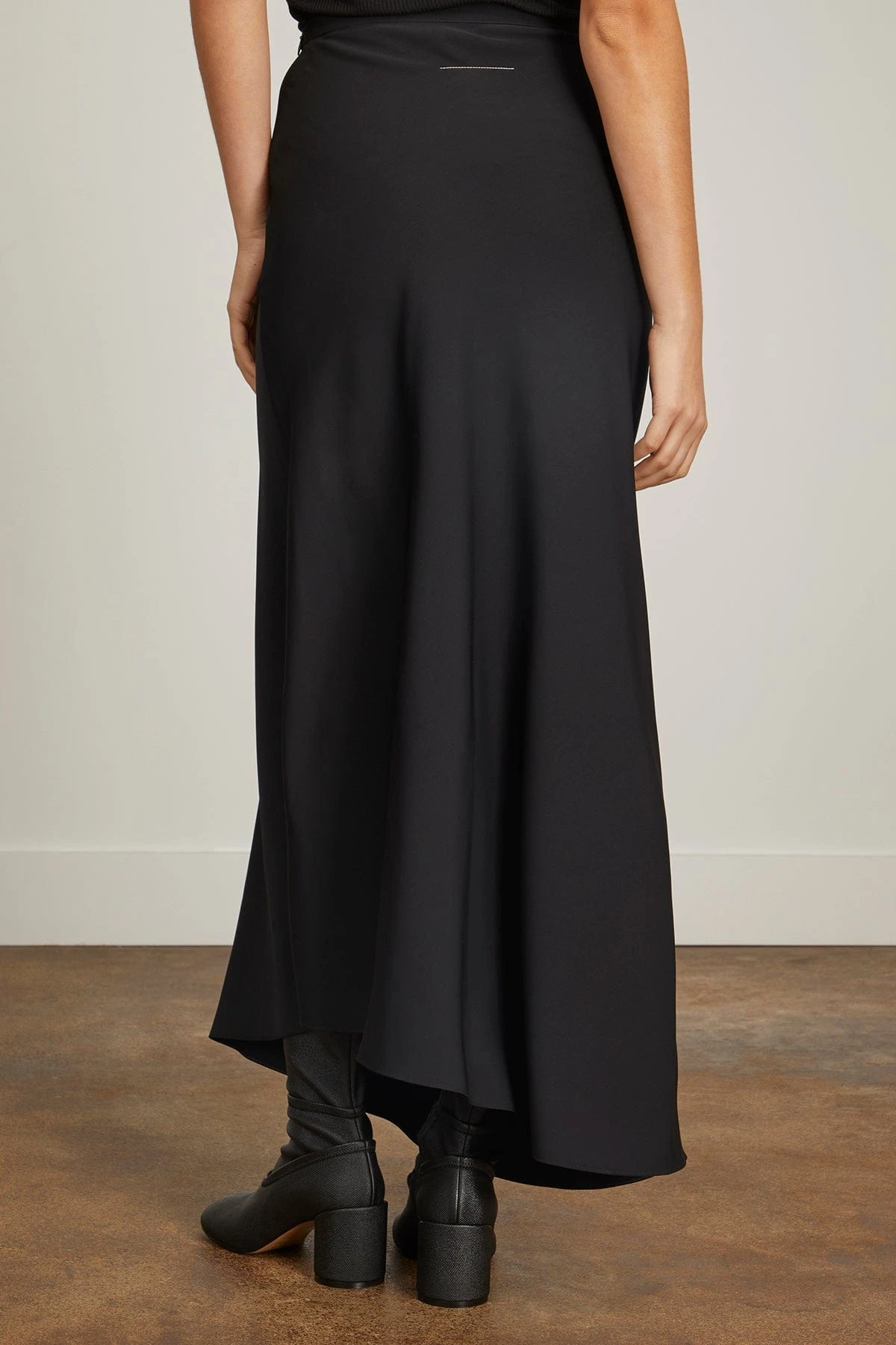 MM6 Maison Margiela Long Asymmetric Hem Skirt In Black 6 MM6 Maison Margiela Long Asymmetric Hem Skirt In Black - Image 4