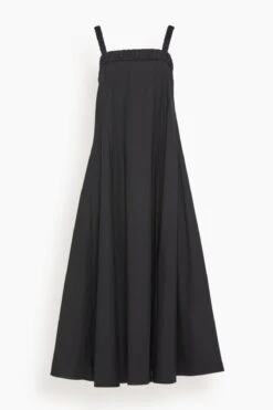 DOROTHEE SCHUMACHER Cotton Coolness Dress In Pure Black