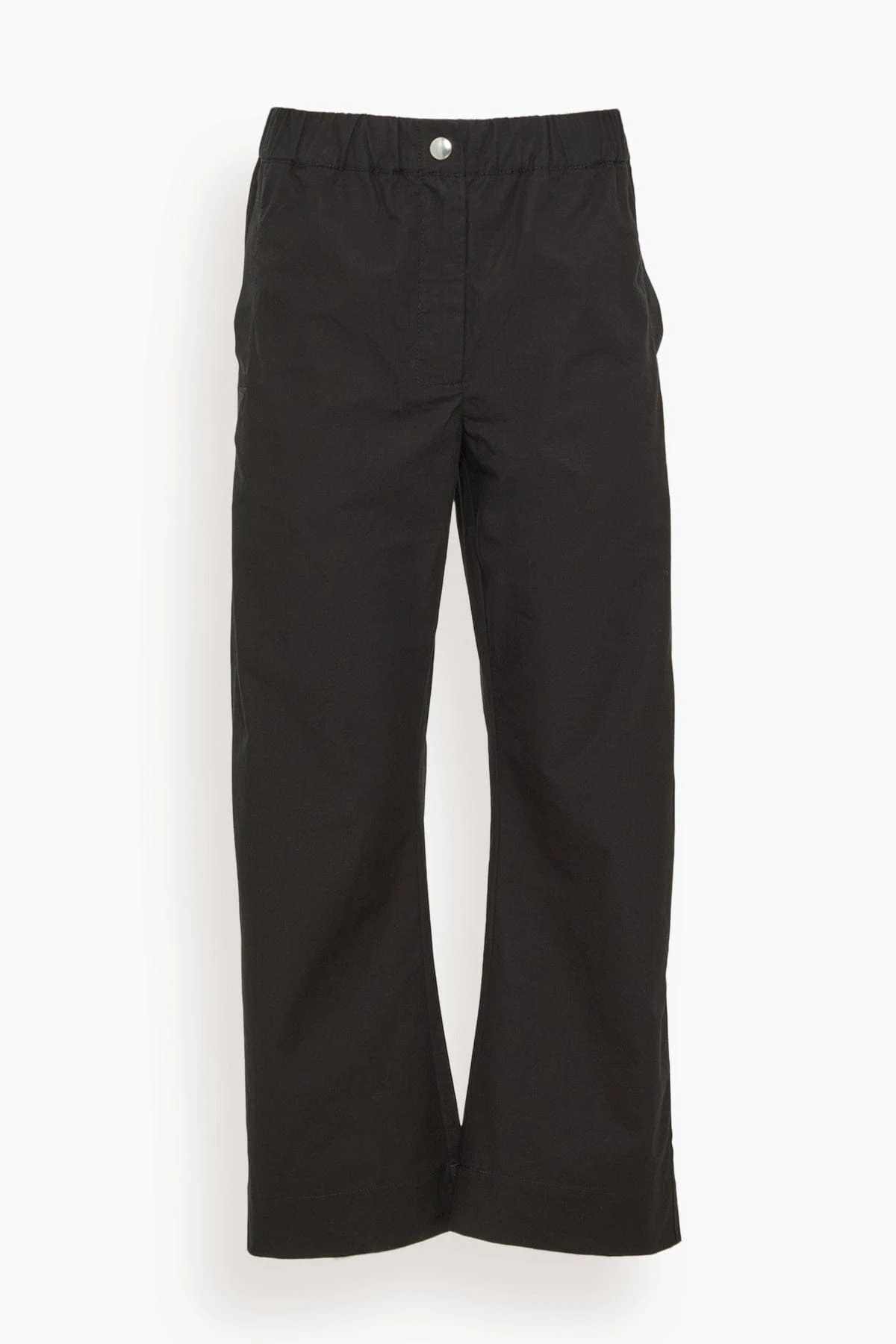 Solid Cotton Linen Easy Pant In Black 3 Solid Cotton Linen Easy Pant In Black