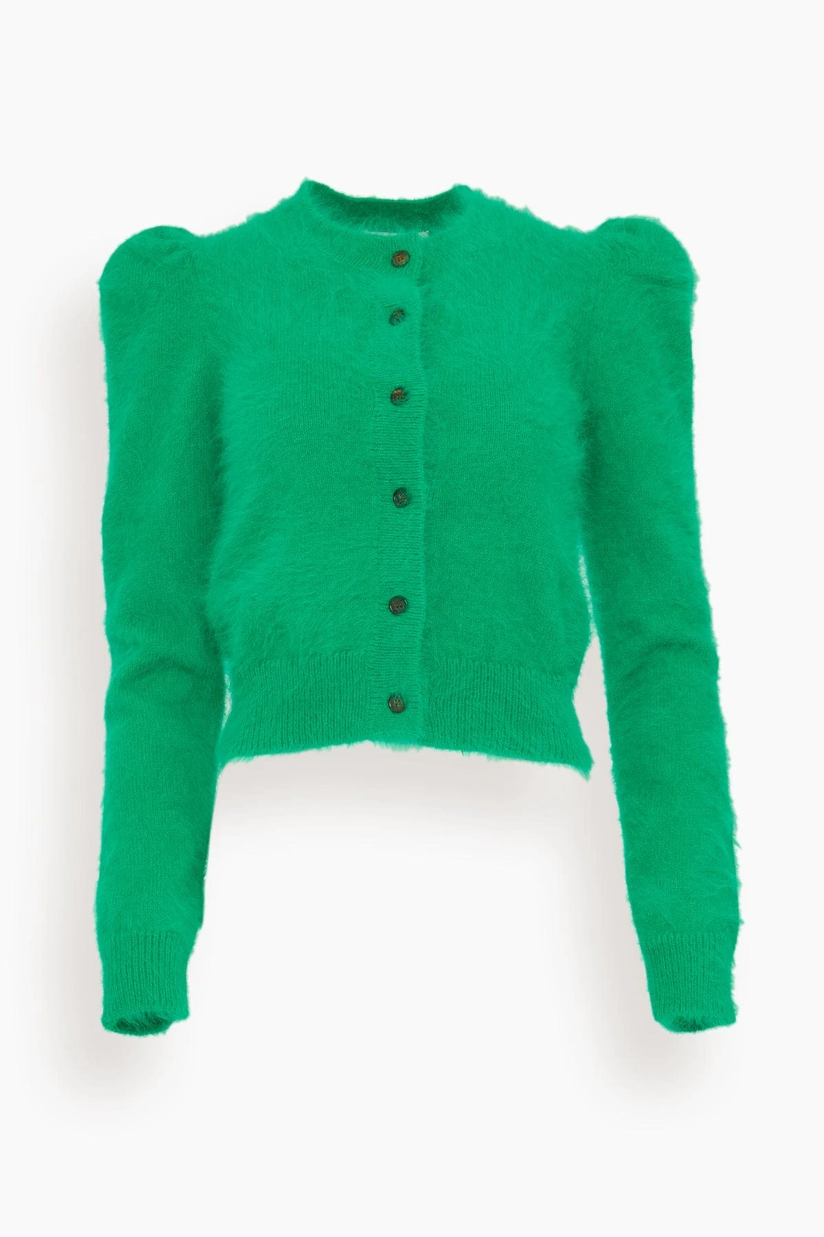ULLA JOHNSON Aisha Cardigan In Emerald 3 ULLA JOHNSON Aisha Cardigan In Emerald