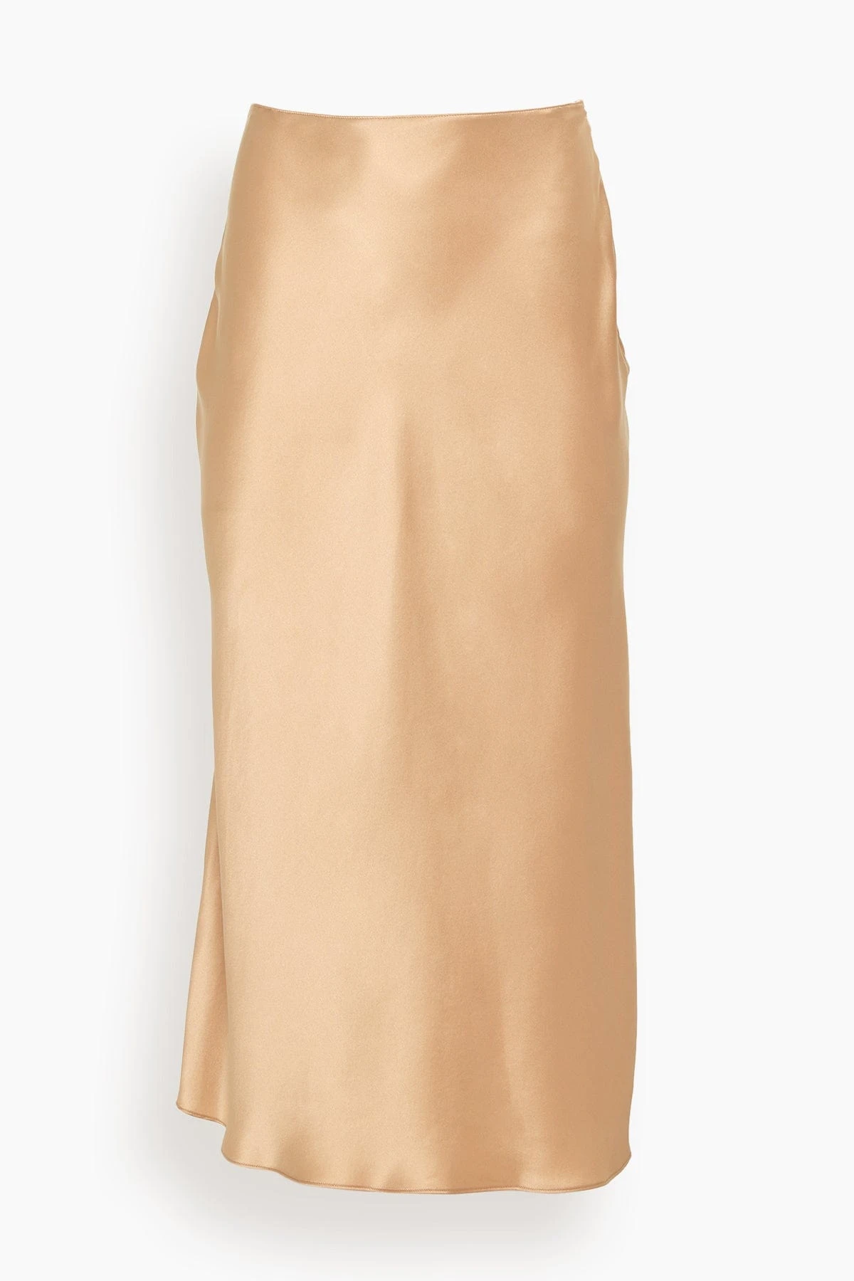 Miranda Midi Silk Skirt In Sandhill 3 Miranda Midi Silk Skirt In Sandhill