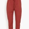 Draper Pant In Brick Red