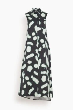 Dade Dress In Black White Galaxy Big