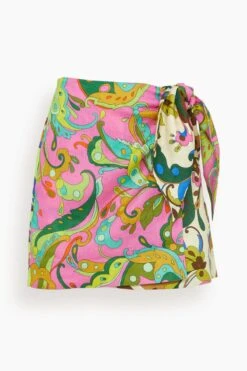Yvette Sarong Skirt In Multi