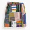 Patchwork Woven Mini Skirt In Multicolor 1 Patchwork Woven Mini Skirt In Multicolor -DOROTHE Clothing Shop 5221969dd99a419ebe1baaee07e24207