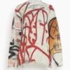 R13 Mercer Street Oversized Graffiti Sweater In Mercer 1 R13 Mercer Street Oversized Graffiti Sweater In Mercer -DOROTHE Clothing Shop 54c9c84a6ad2a35d4506ebea1816a09b