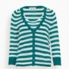 DOROTHEE SCHUMACHER Fresh Stripes Twinset In Green And White Mix -DOROTHE Clothing Shop 5543d763fb23dd648cdcc7242cece565