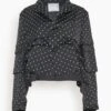 Sacai Polka Dot Flock Print Jacket In Black 1 Sacai Polka Dot Flock Print Jacket In Black -DOROTHE Clothing Shop 6225e81875aa0a22844f5a249aeb2fa2