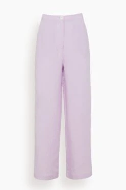 Phoenix Wide Leg Trousers In Lilac