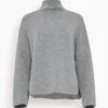 ALLUDE Mock Sweater In Heather Melange -DOROTHE Clothing Shop 697c6e61f50f7947901473bc1abababe