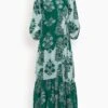 Emilia Dress In Emerald