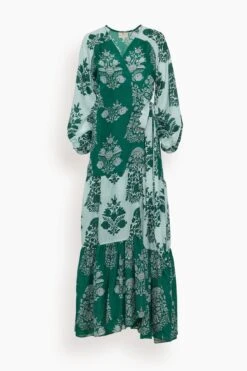 Emilia Dress In Emerald