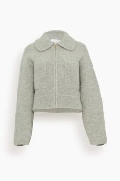 Hugo Boucle Bomber In Grey